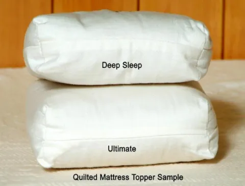 Holy Lamb Organics Natural Quilted Topper - Ultimate Topper Thickness