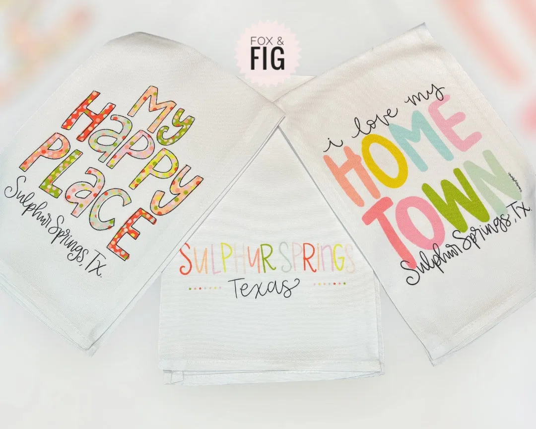 Hometown Tea Towels ~ Various Styles