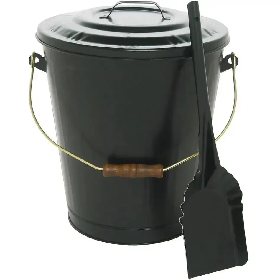 Imperial Ash Container And Shovel Set - Black