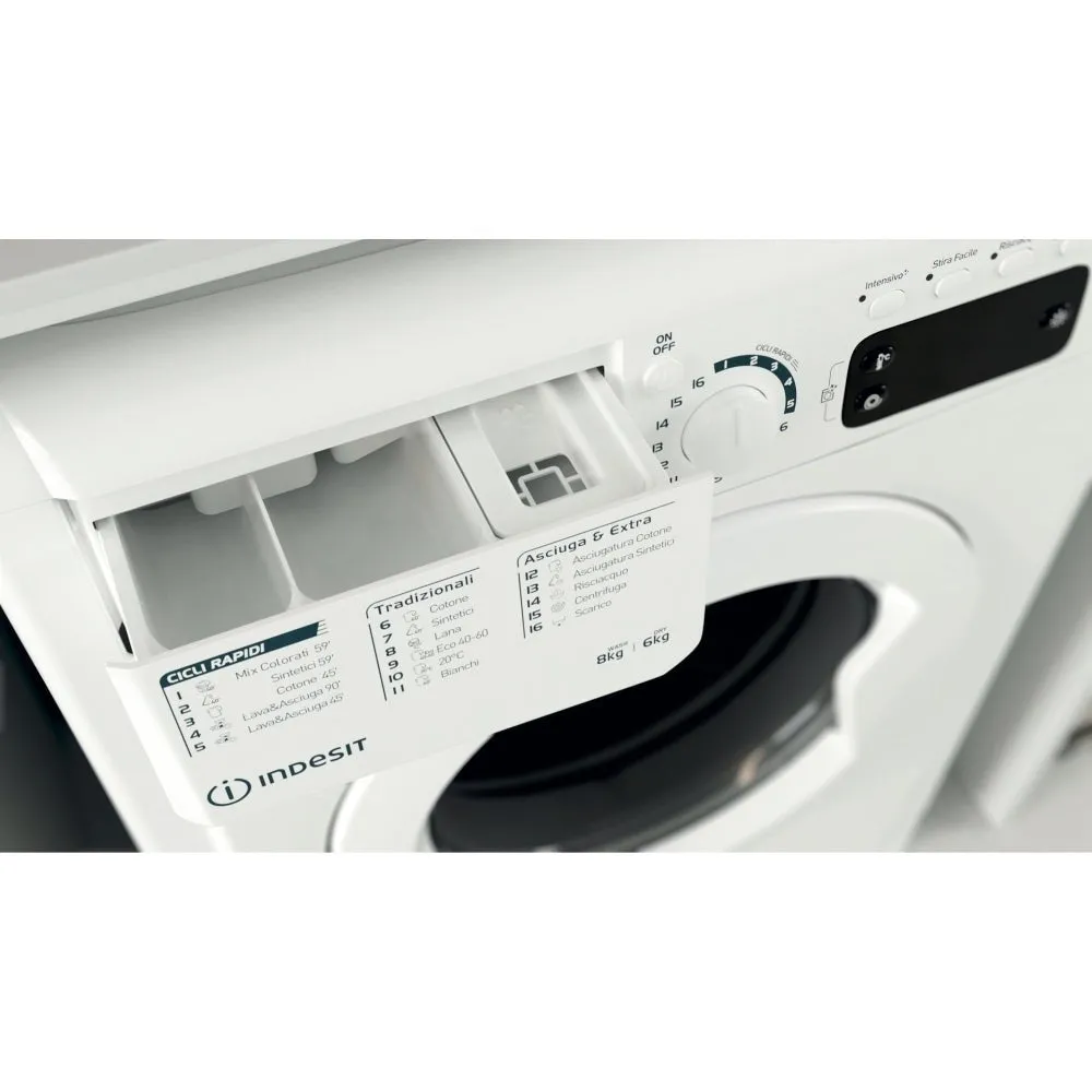 Indesit EWDE861483WUK 8Kg / 6Kg Washer Dryer with 1400 rpm - White