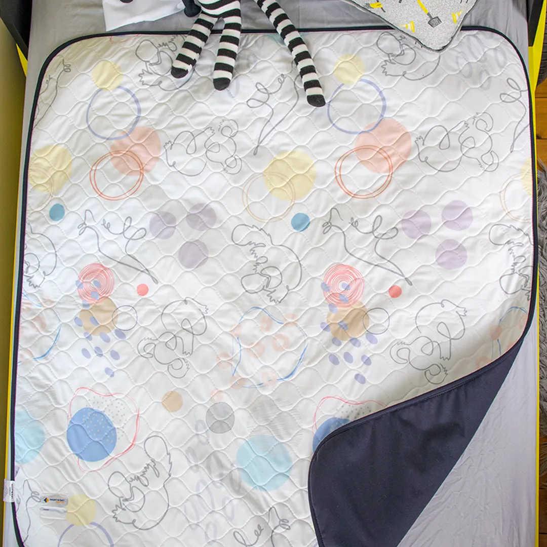 Joey Kids Printed Waterproof & Absorbent Bed Pad (no wings)