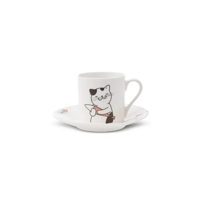 Karaca Cat Set of 6 Coffee Cups 80 ml 153.03.06.8115