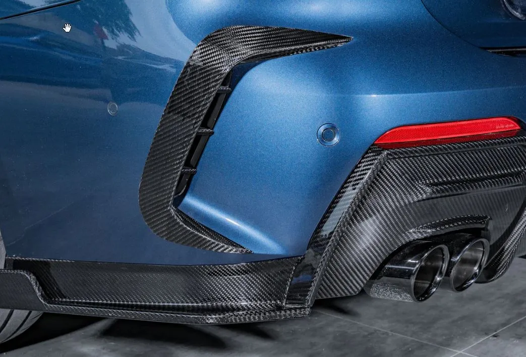 Karbel Carbon Dry Carbon Fiber Rear Bumper Frames For BMW 4 Series G22 G23 430i M440i 2020 