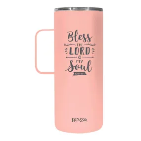 Kerusso Bless The Lord 22 oz Stainless Steel Tumbler With Handle