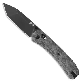 Lander 2 Pocket Knife - Charcoal Micarta Tanto - S35VN