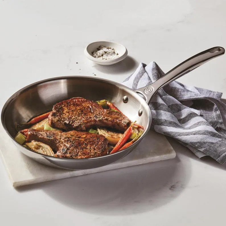 Le Creuset Signature Stainless Steel Uncoated Frying Pan 20cm