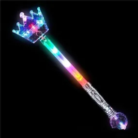 LED Light Up 20.5 Inch Crown Magic Wand