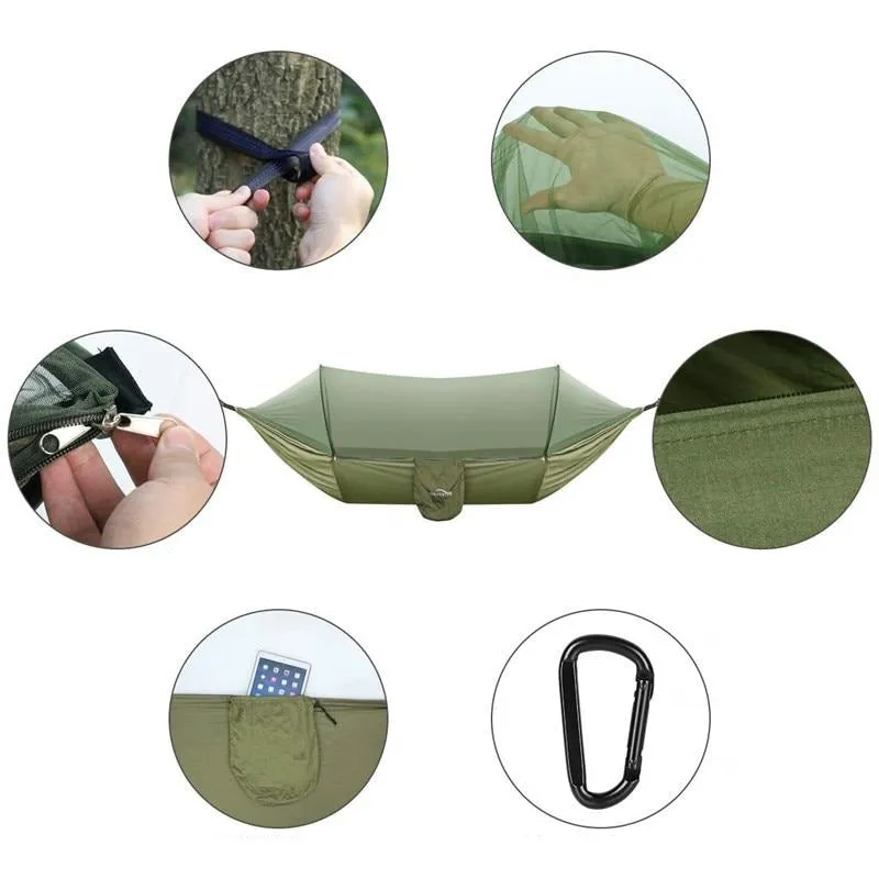 Lightweight Mosquito Net Hammock