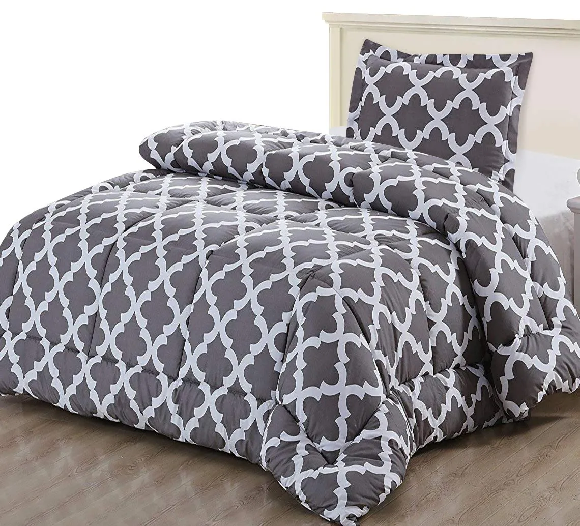 Luxurious Brushed Microfiber - Goose Down Alternative Comforter SET