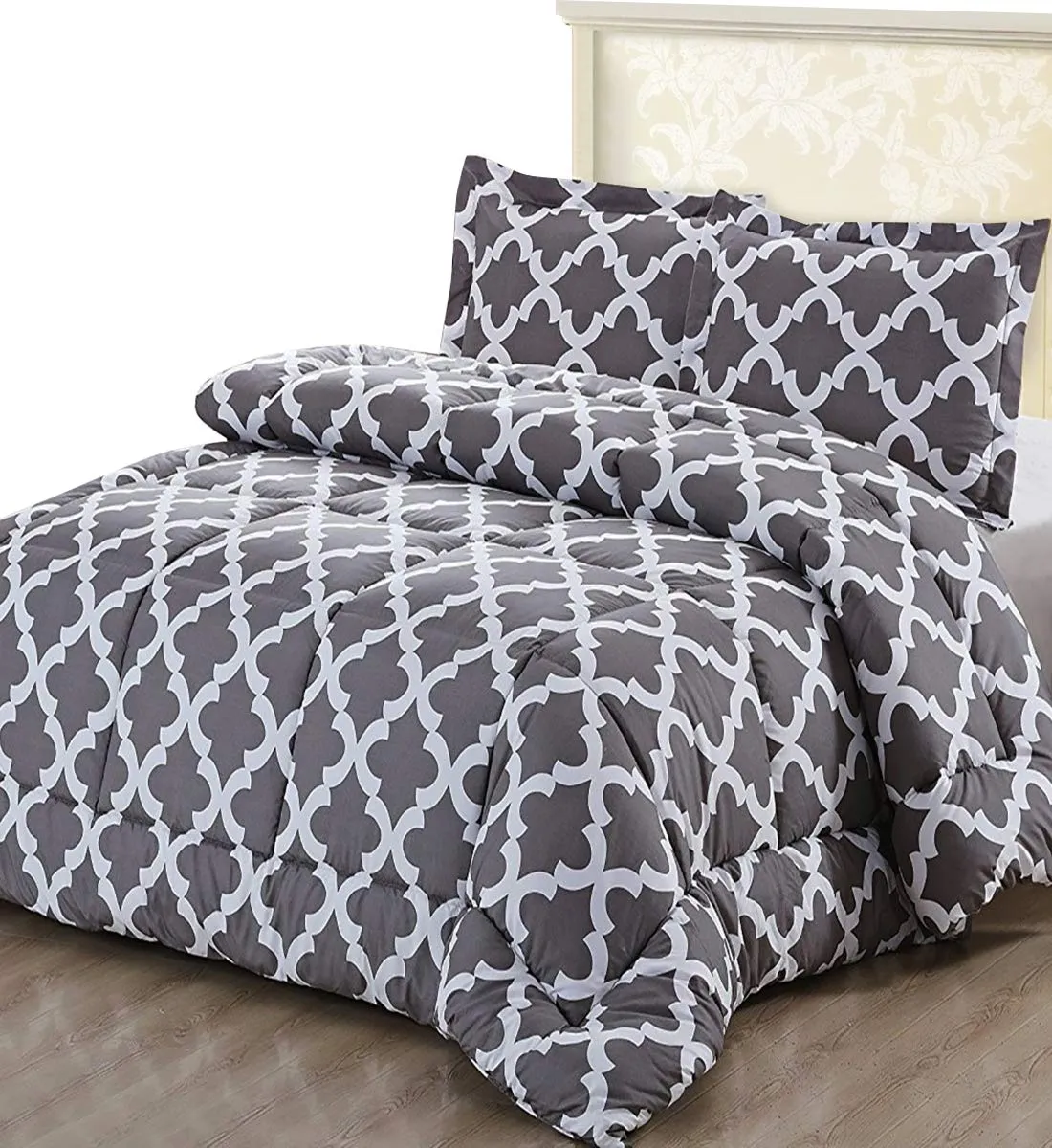 Luxurious Brushed Microfiber - Goose Down Alternative Comforter SET