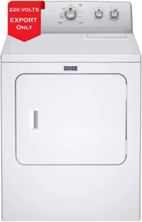 Maytag 3LMEDC315FW 10.5 kg Electric Tumble Dryer, 220 Volts, Export Only