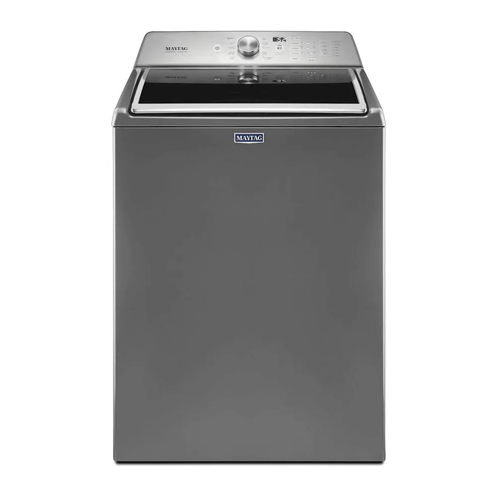 Maytag - 4.7 Cu. Ft. 11 Cycle High Efficiency Top Loading Washer - Metallic Slate