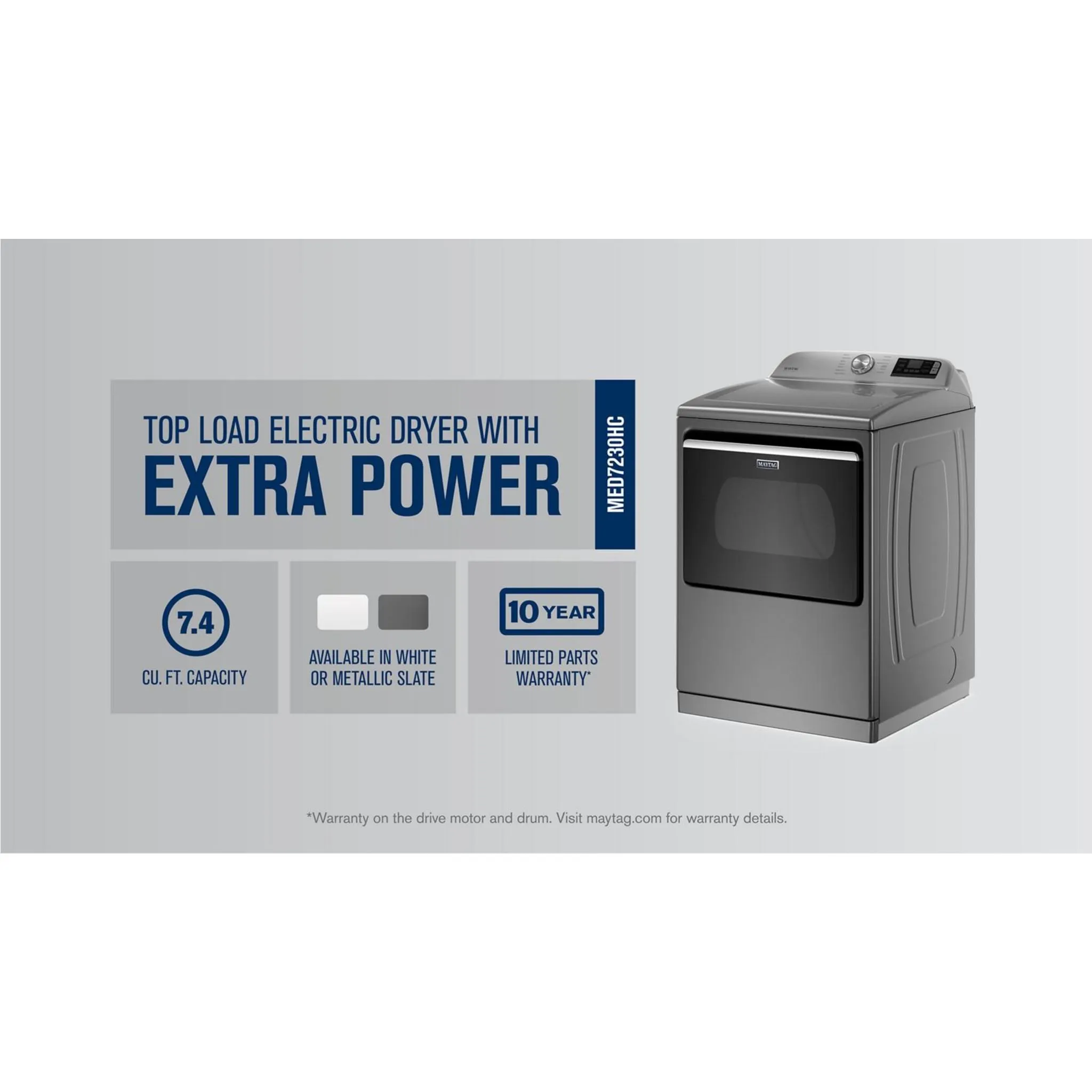 Maytag Dryer (YMED7230HC) - Metallic Slate