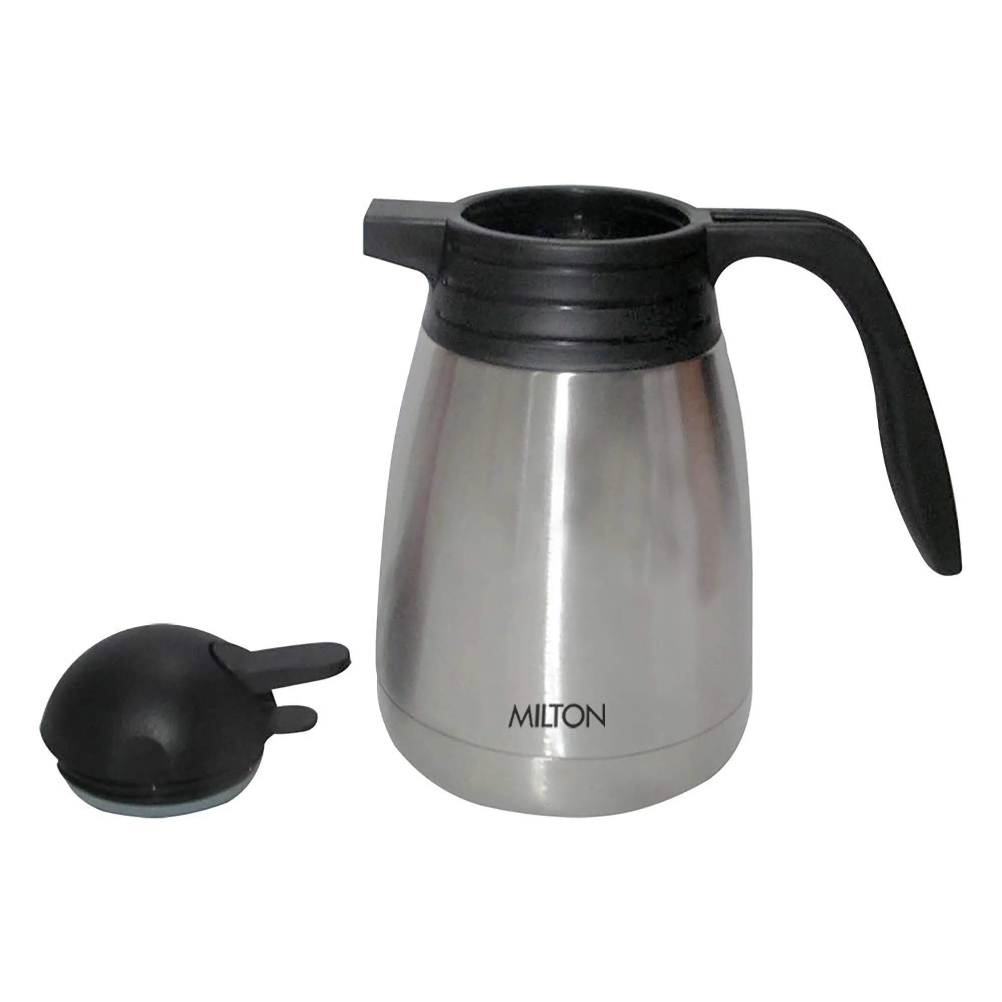 MILTON Thermosteel Carafe 1500 ml - Steel Plain & Milton Thermosteel Carafe for 24 Hours Hot or Cold, 2000 ml (Silver)