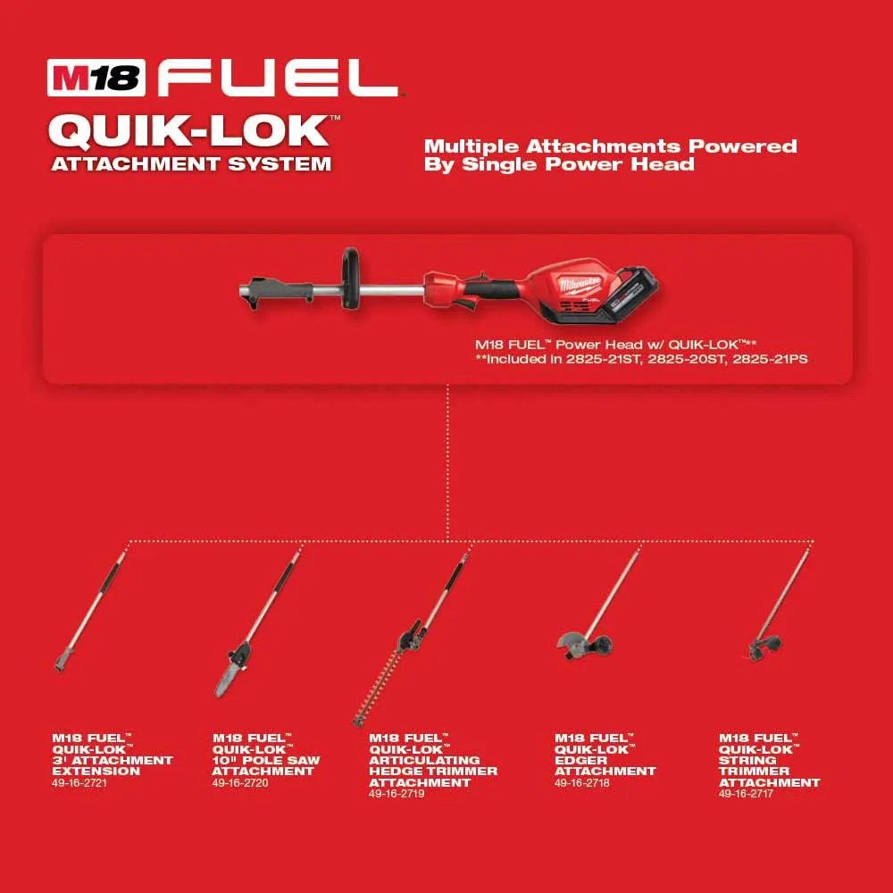 Milwaukee 49-16-2717 M18 FUEL QUIK-LOK String Trimmer Attachment