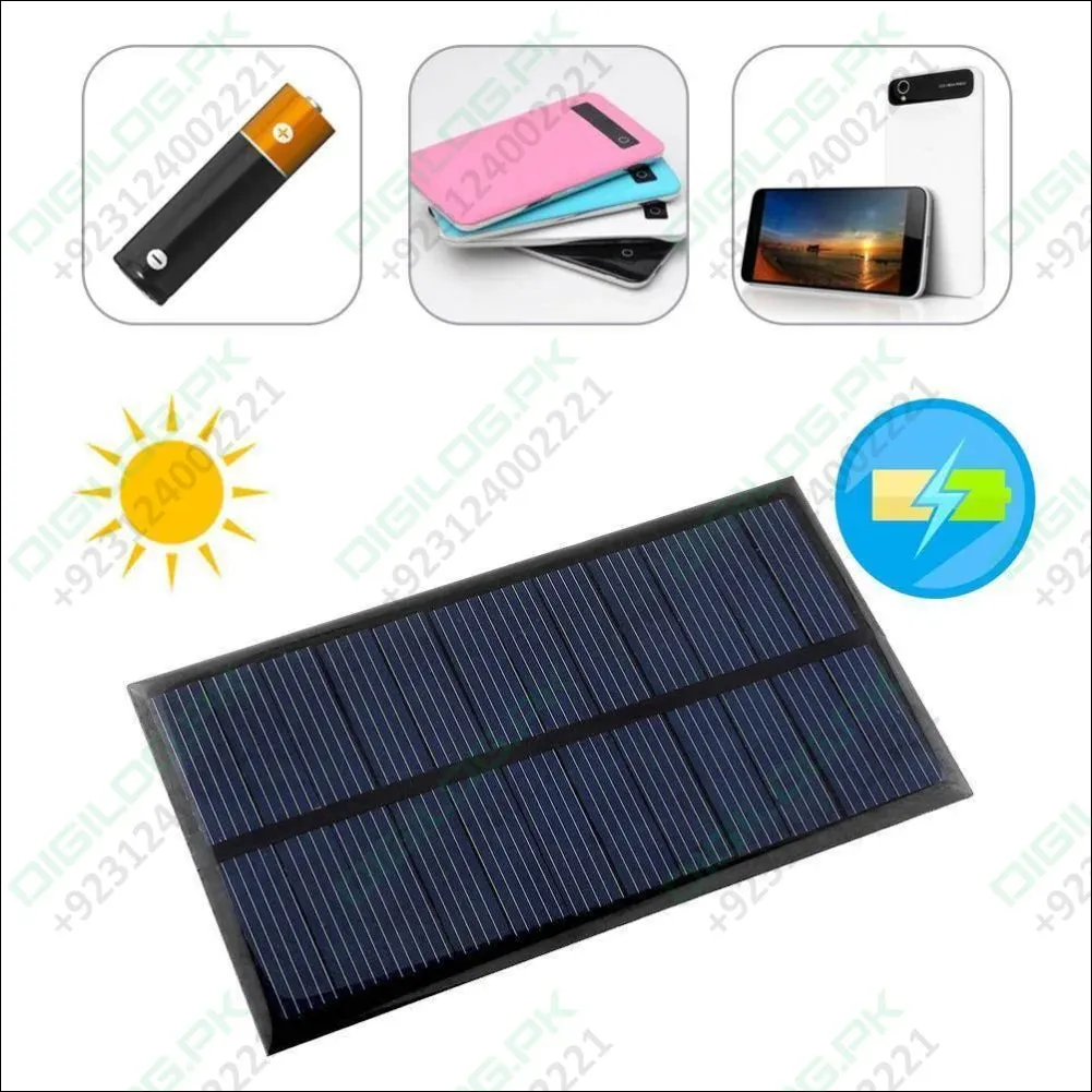 Mini Solar Panel 6v 1w Diy Robotic