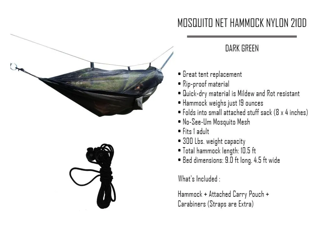 Mosquito Net Hammock 210T