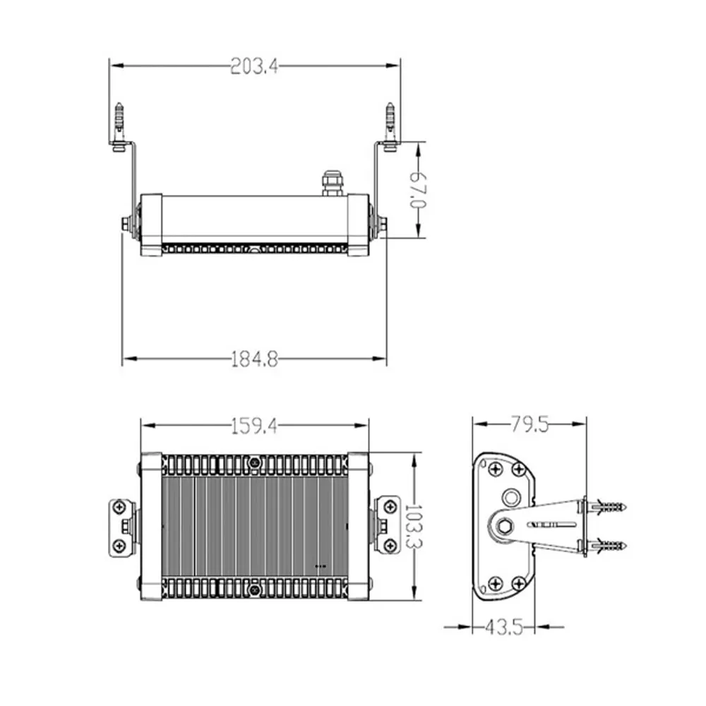 Multi Purpose Solar LED Flood Light V2 in 3000lm or 6000lm