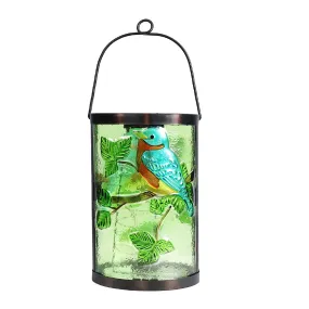 MUMTOP Solar Lantern  Outdoor Pendant Decorative Waterproof LED Solar Bluebird  Table Lamp for Garden