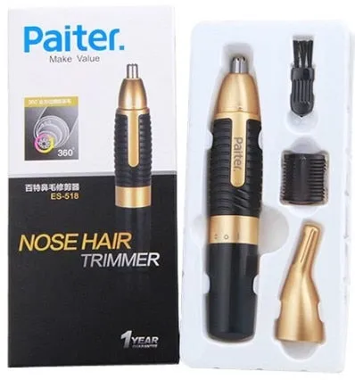 Nose Neck Eyebrow hair Trimmer removal shaving men razor