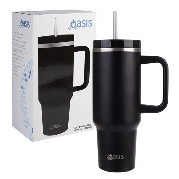 Oasis Commuter Travel Tumbler 1.2 Litre Black