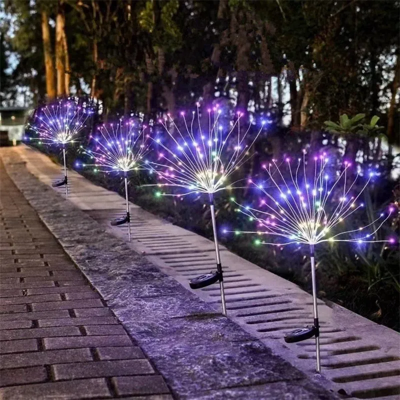 Outdoor Fireworks Style Solar Lights