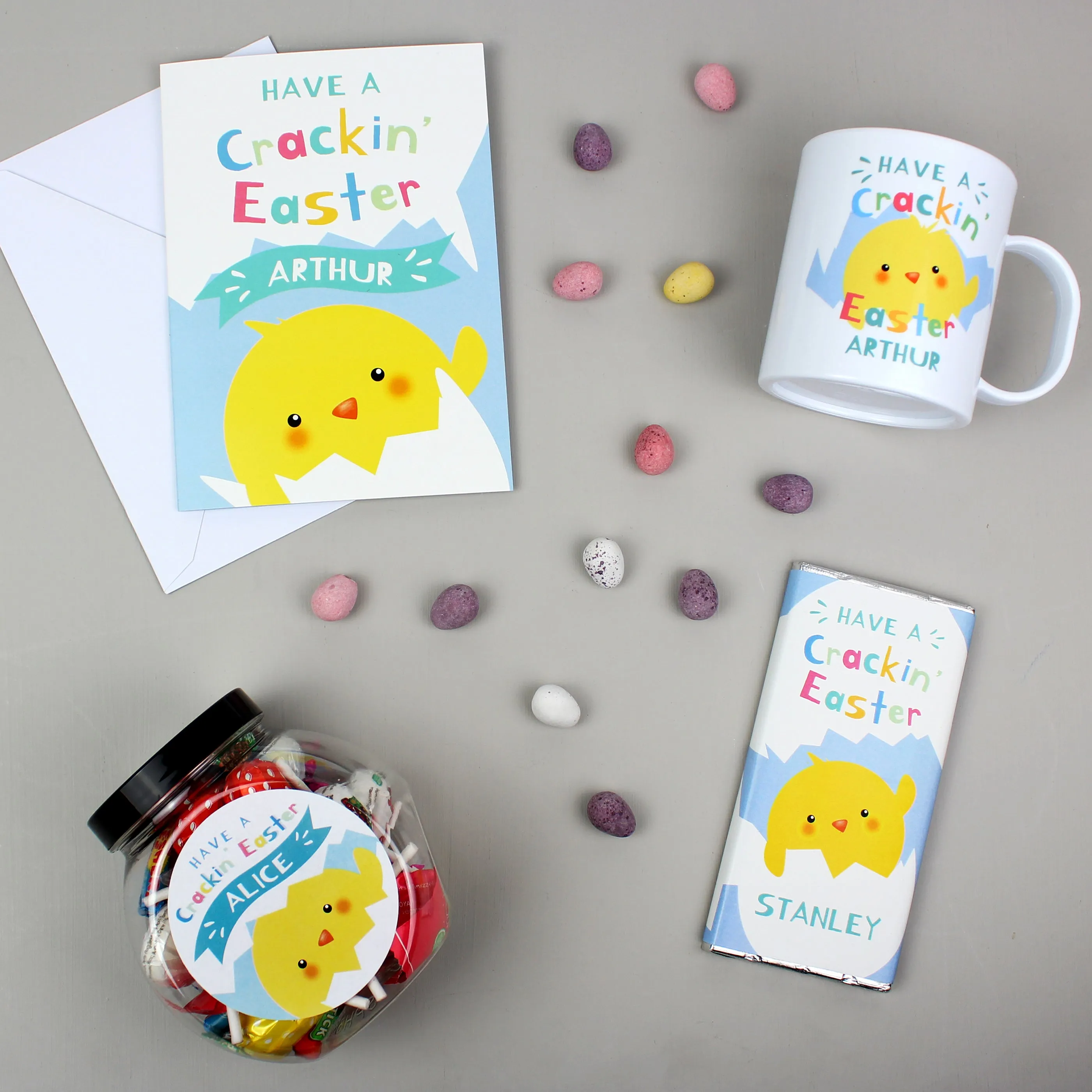 Personalised Have A Cracking Easter Plastic Mug