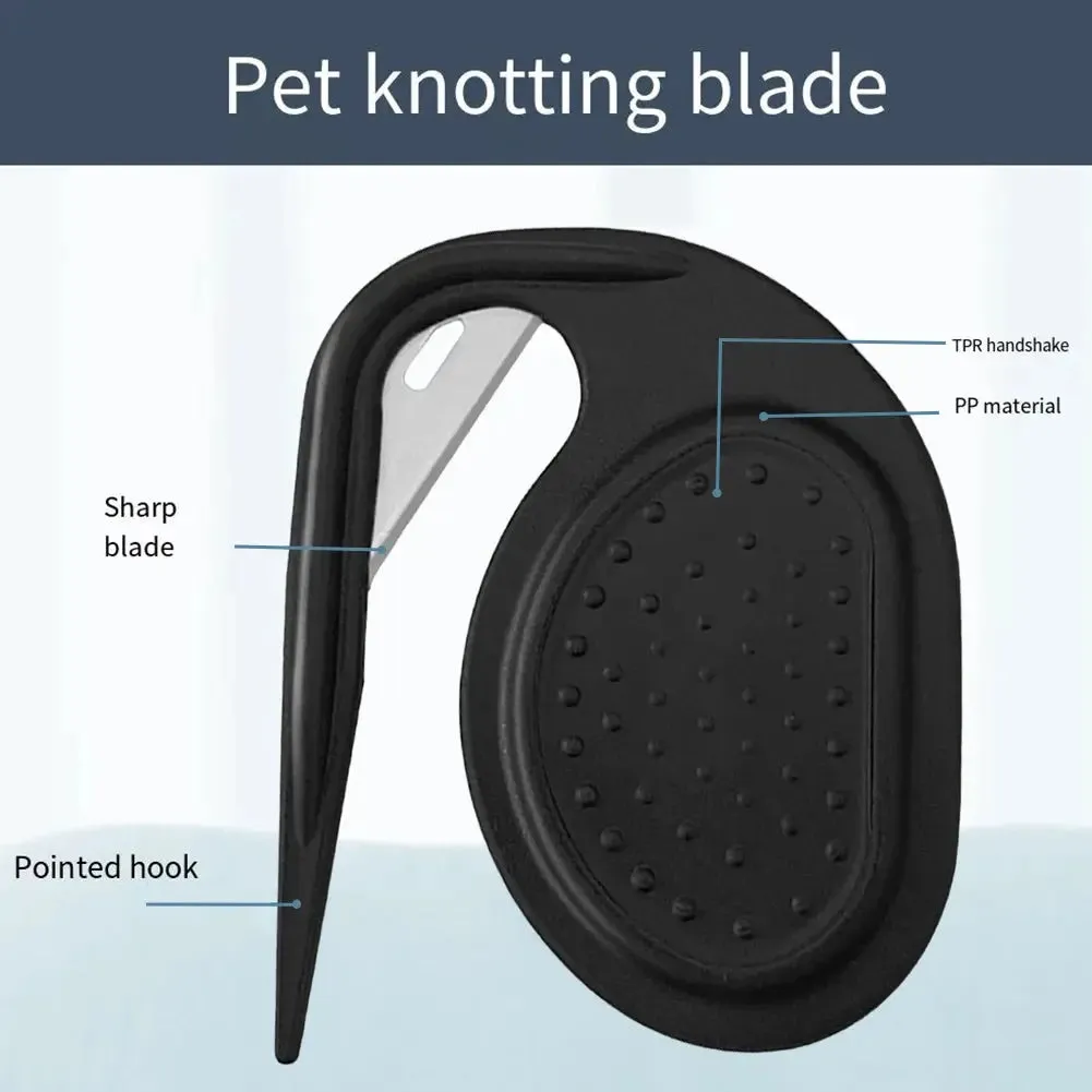 Pet Hair Removal Pet Knotting Comb Removing Matted Pet Open Knot Comb Pet Special Hair Removal Brush Cat Puppy Hair Shedding Carding Trimmer Comb