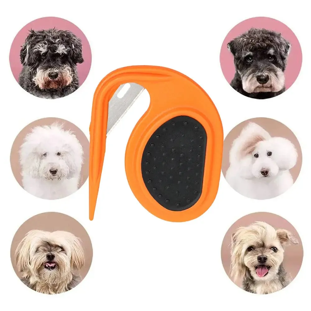 Pet Hair Removal Pet Knotting Comb Removing Matted Pet Open Knot Comb Pet Special Hair Removal Brush Cat Puppy Hair Shedding Carding Trimmer Comb