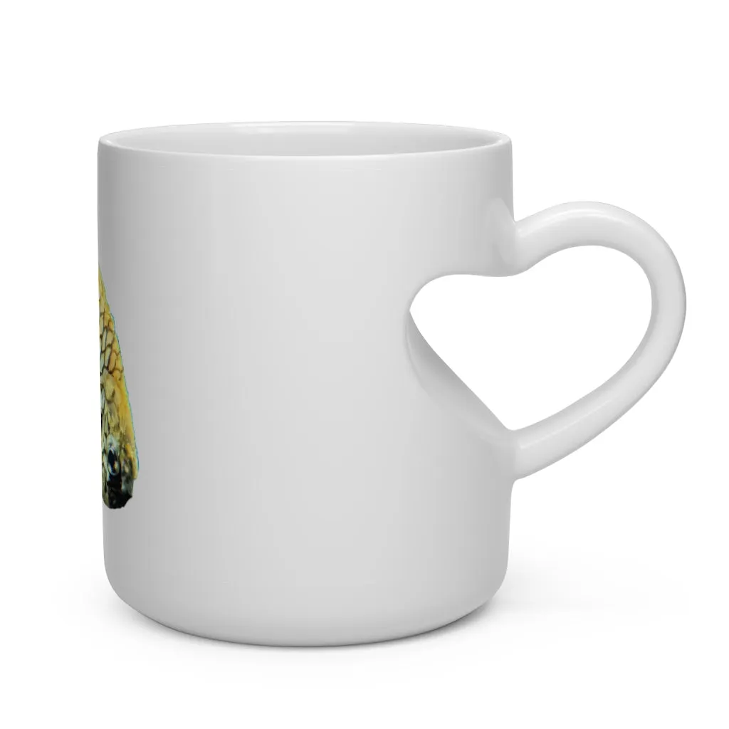 Pineapple Fish Heart Shape Mug