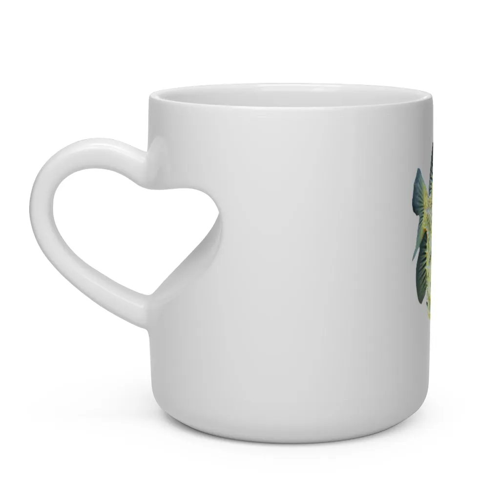 Pineapple Fish Heart Shape Mug