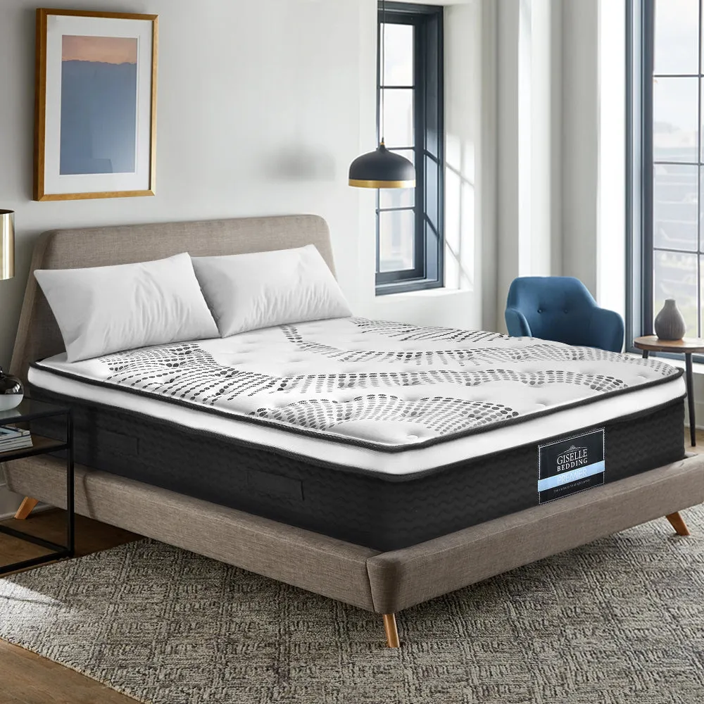 Pluto Bed & Mattress Package - Charcoal Double