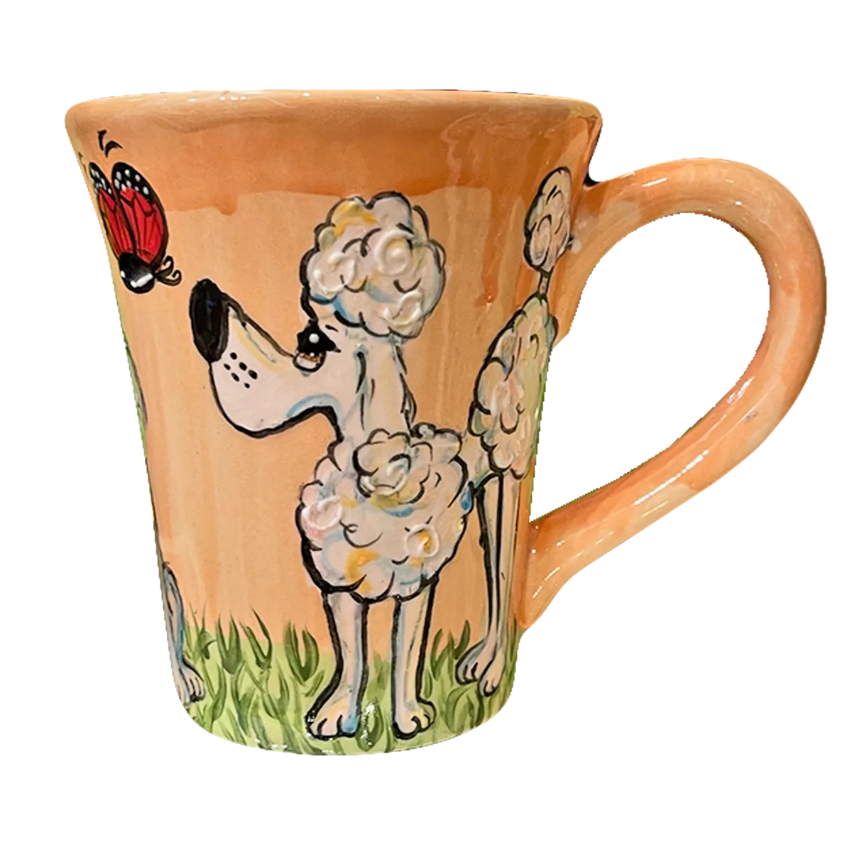 Poodle Butterfly Mug