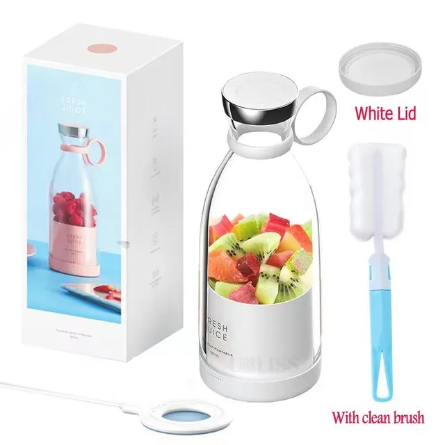 Portable Blender Mini Mixer Electric Juicer Machine Fresh Juice Blender Smoothie Maker Blender Cup Juice Fruit Extractors