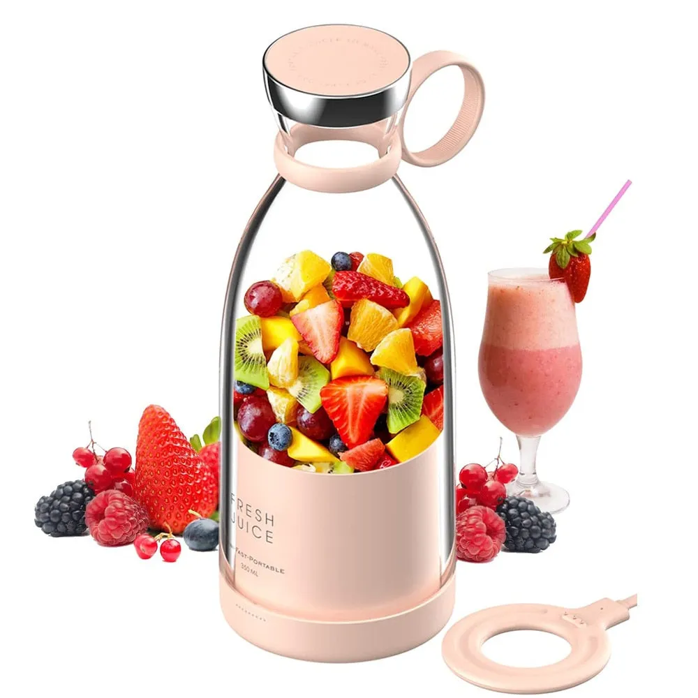 Portable Blender Mini Mixer Electric Juicer Machine Fresh Juice Blender Smoothie Maker Blender Cup Juice Fruit Extractors