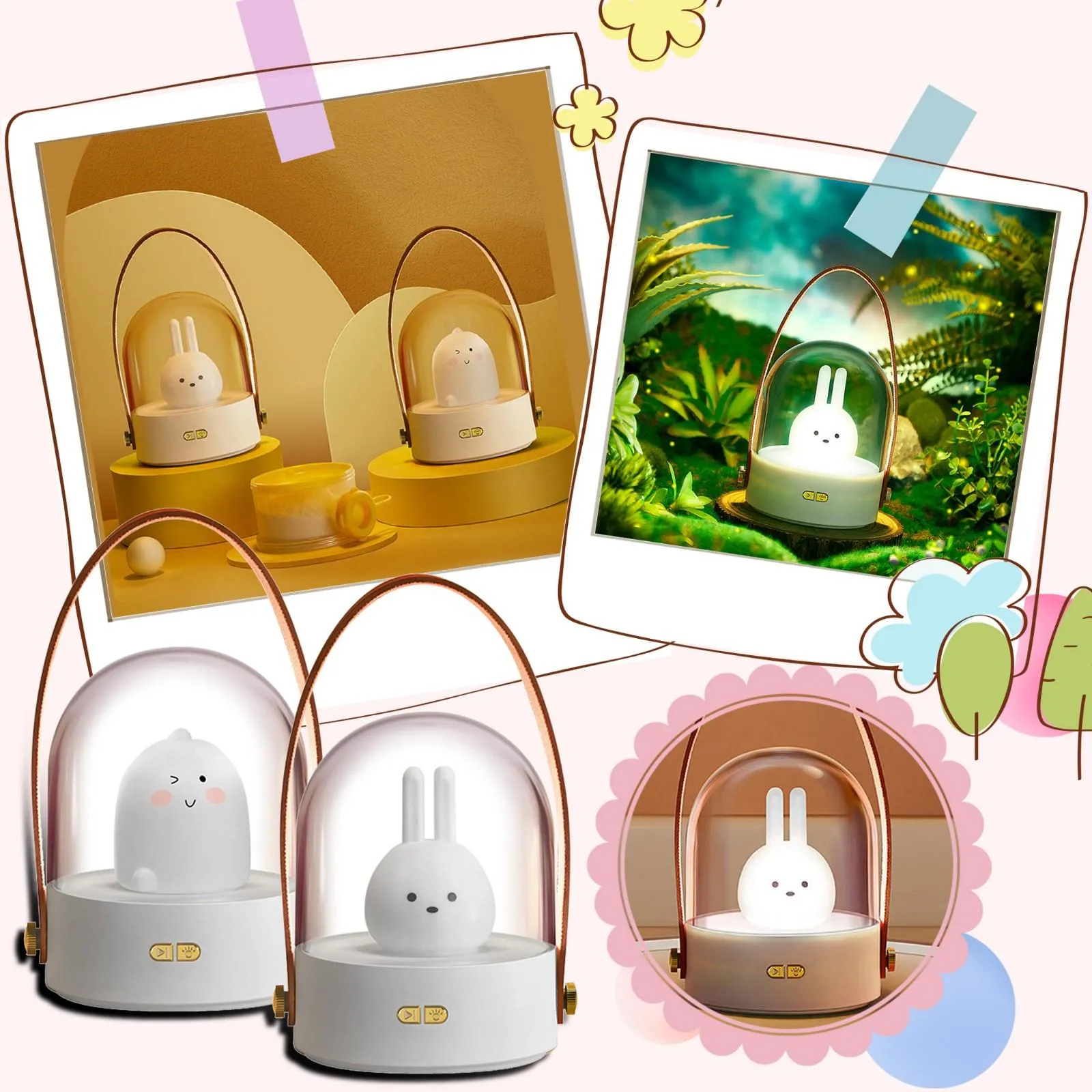 Portable Lamp Cute Pet Led Music Bluetooth Music Box 3D Night Light