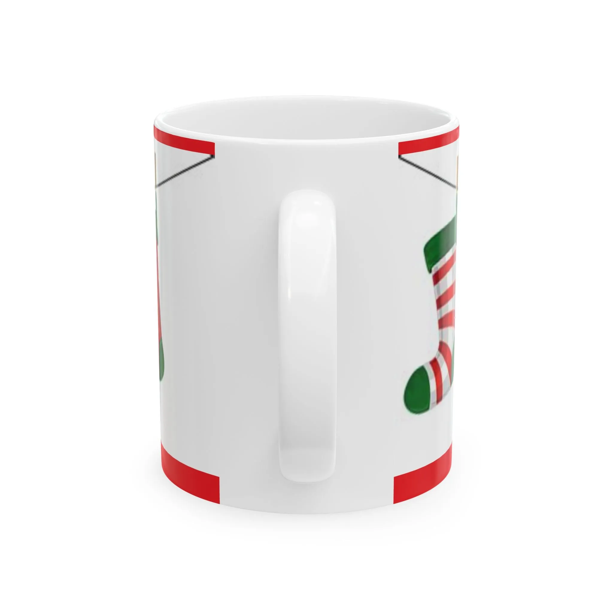 Princess Grace Festive Stocking Ceramic Mug - Perfect Holiday Gift