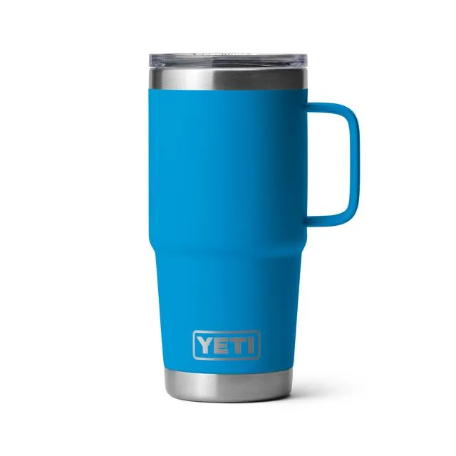 Rambler 20 Oz Travel Mug - Big Wave Blue