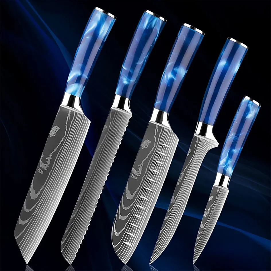 Razor Sharp Kitchen Knife Blue