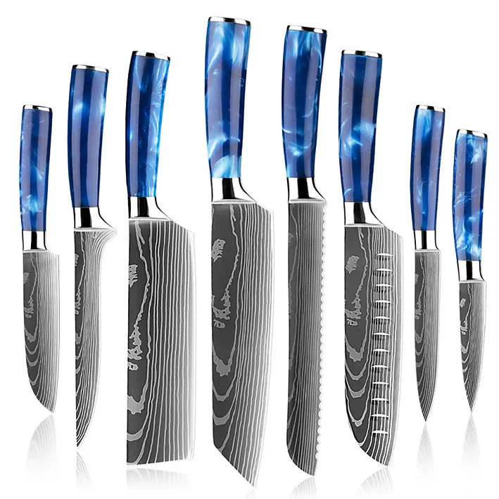 Razor Sharp Kitchen Knife Blue