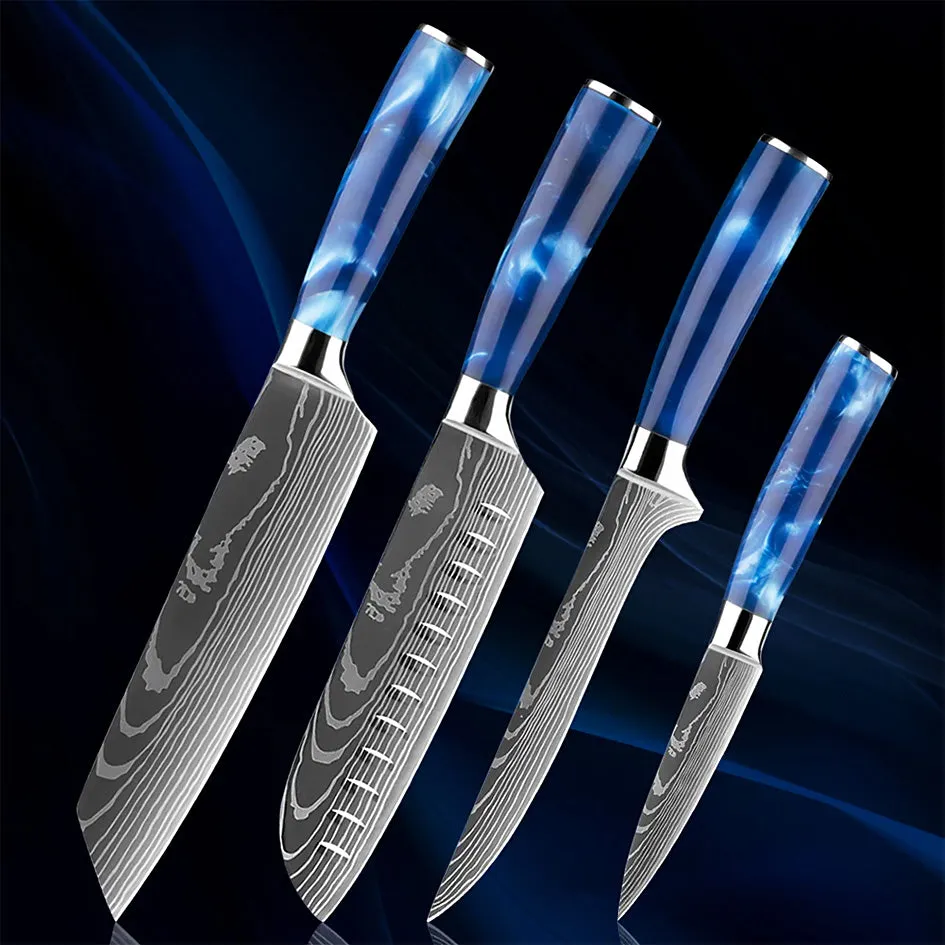 Razor Sharp Kitchen Knife Blue