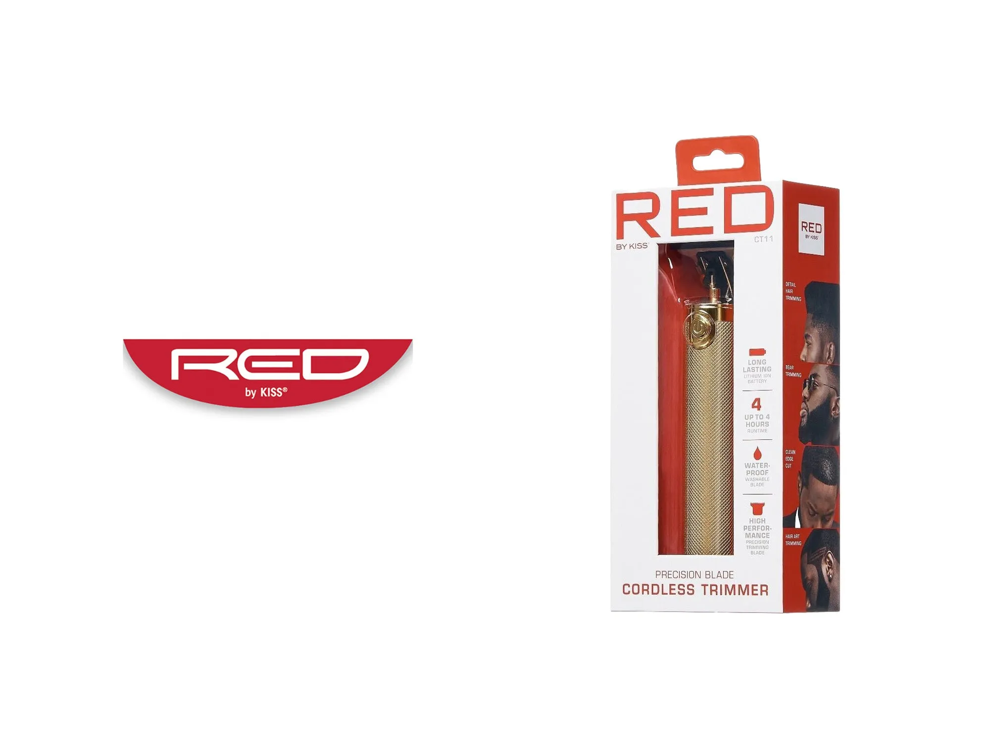 RED BY KISS CORDLESS TRIMMER CT11