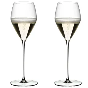 Riedel Veloce Champagne Wine Glasses (Pair)