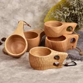 Rubberwood Tea & Coffee Mug