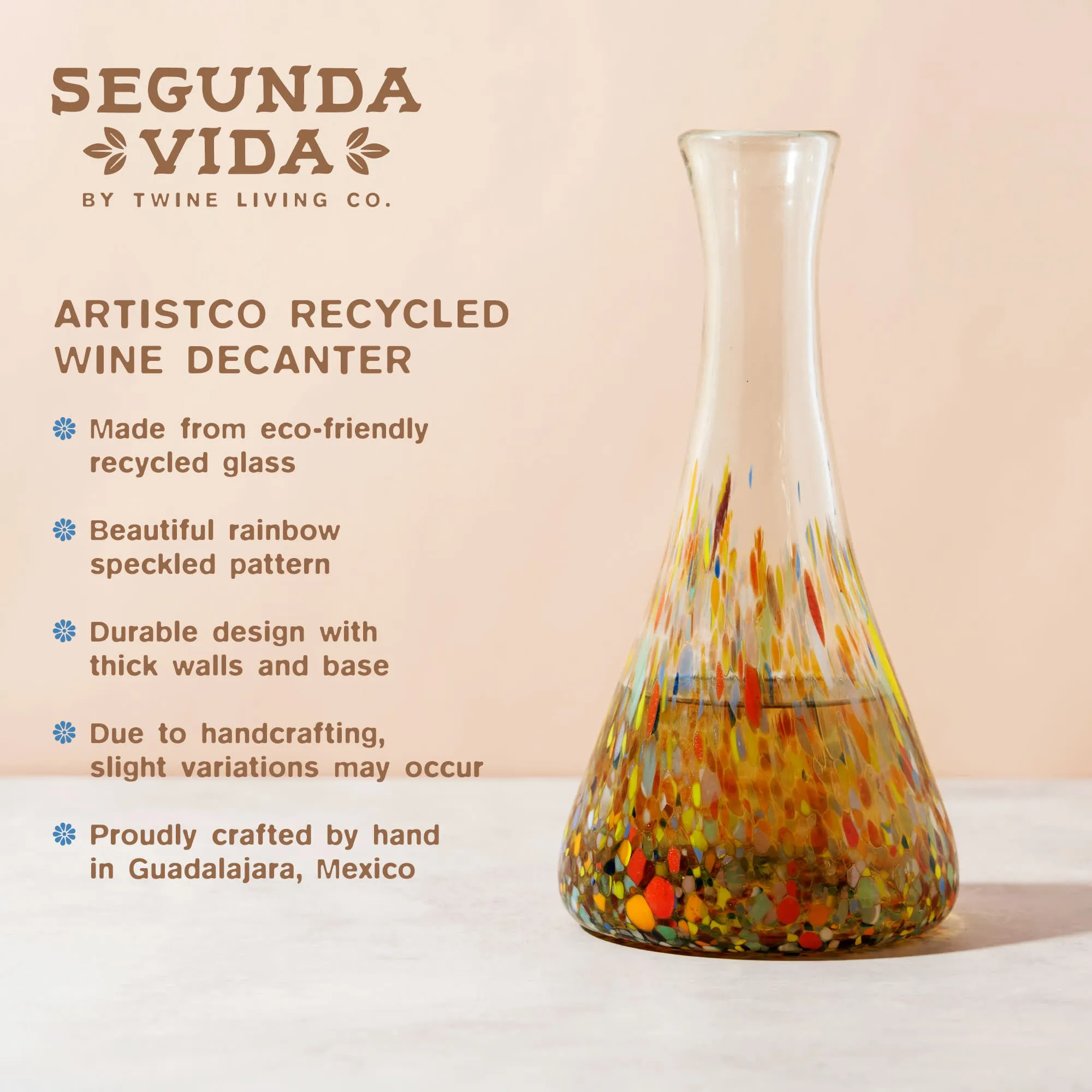 Segunda Vida Artistico Wine Decanter