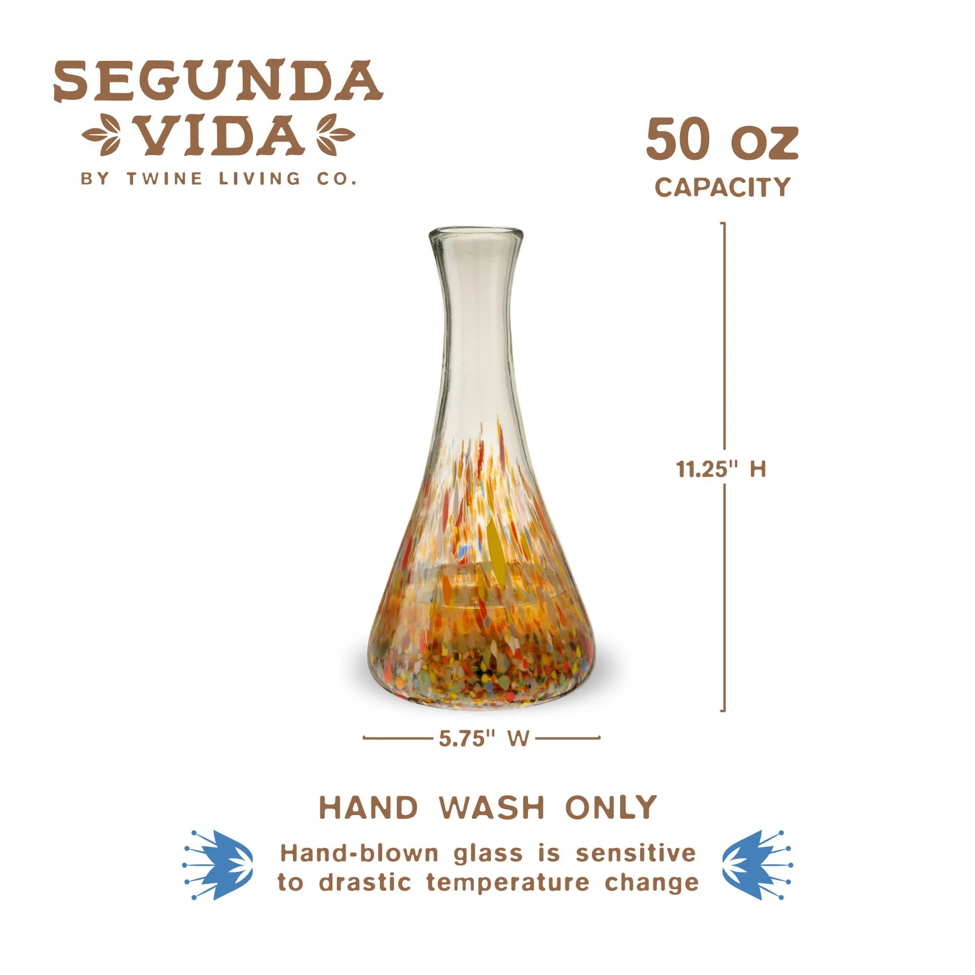 Segunda Vida Artistico Wine Decanter