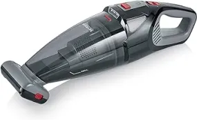 Severin Cordless Vacuum Battery Hand Hoover Black With Combi Accessories Including Extensi