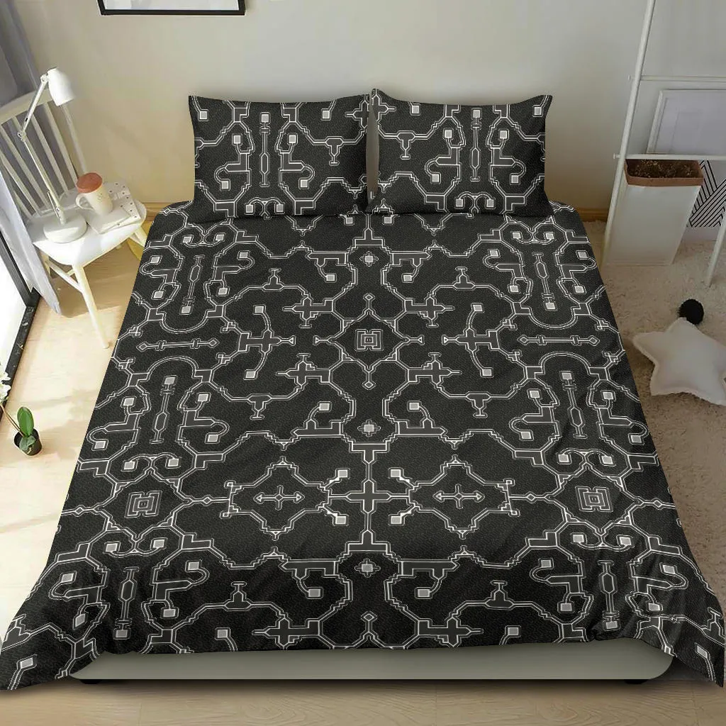 Shipibo Conibo - Black | Bedding Set | Mandalazed