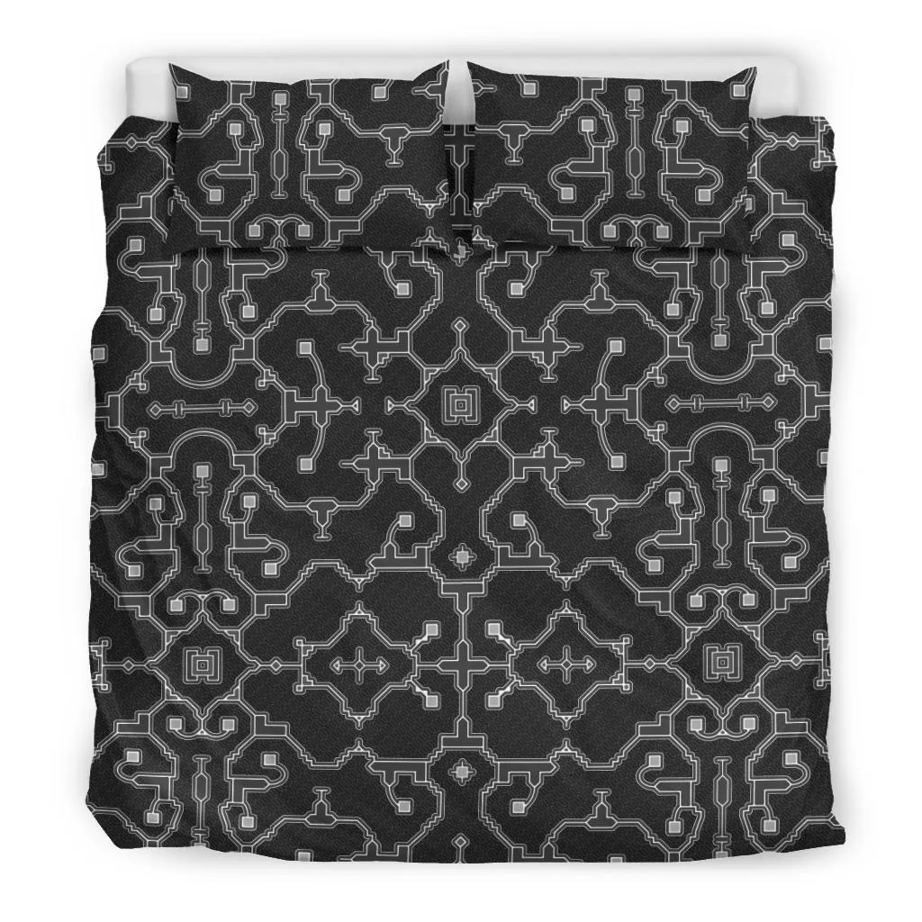 Shipibo Conibo - Black | Bedding Set | Mandalazed