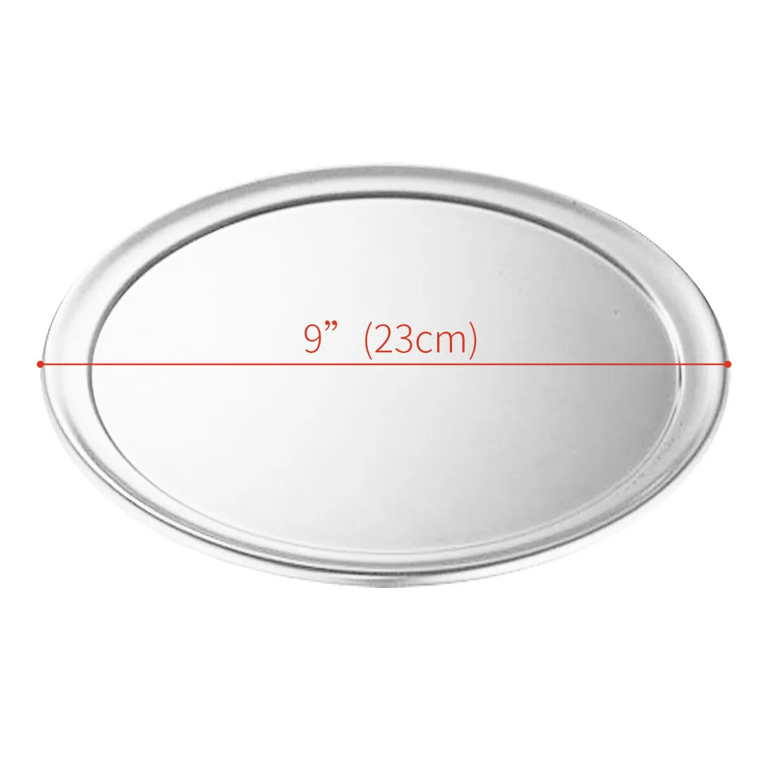 SOGA 9-inch Round Aluminum Steel Pizza Tray Home Oven Baking Plate Pan